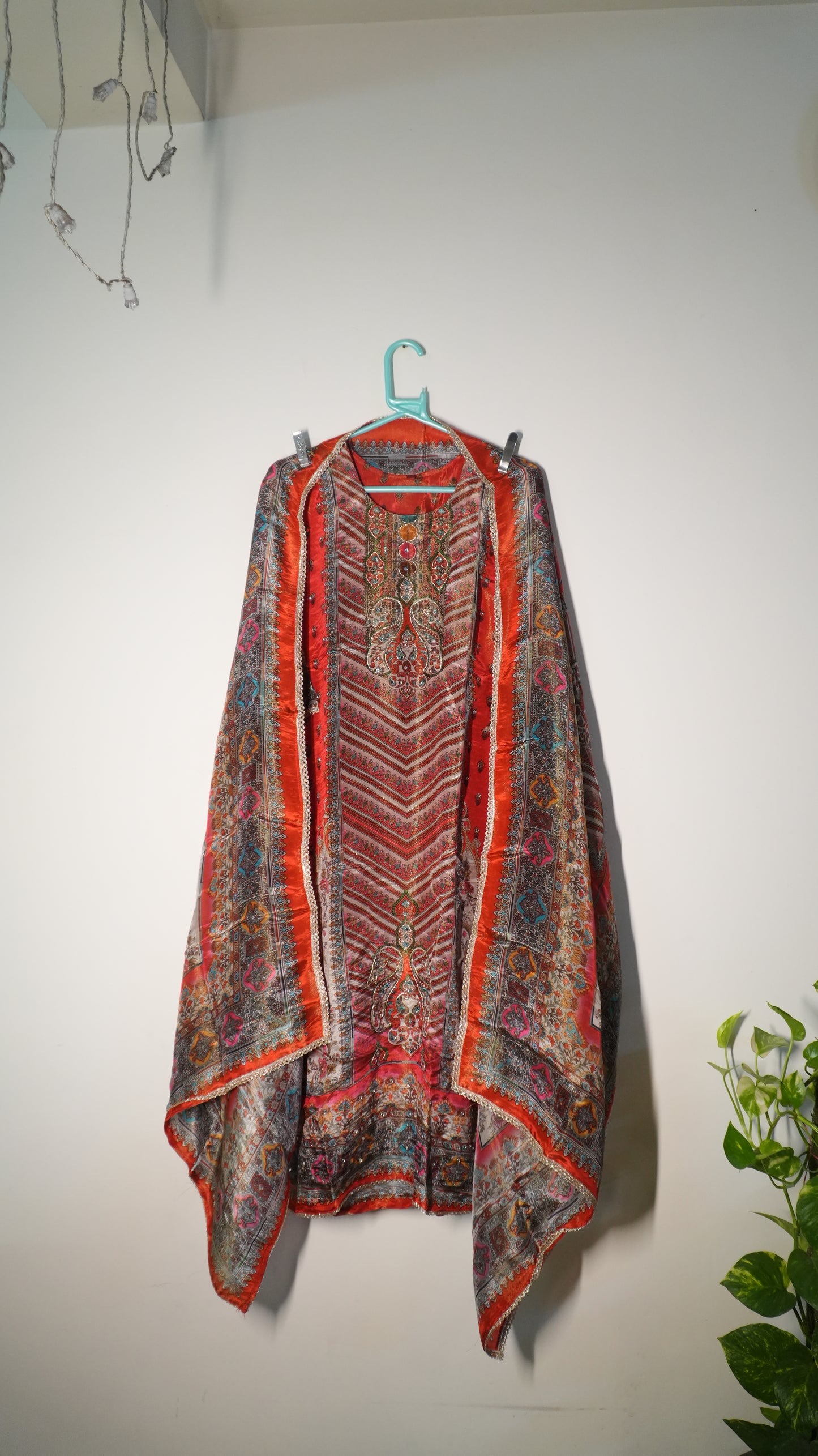 Tissue Shimmer fully printed suit