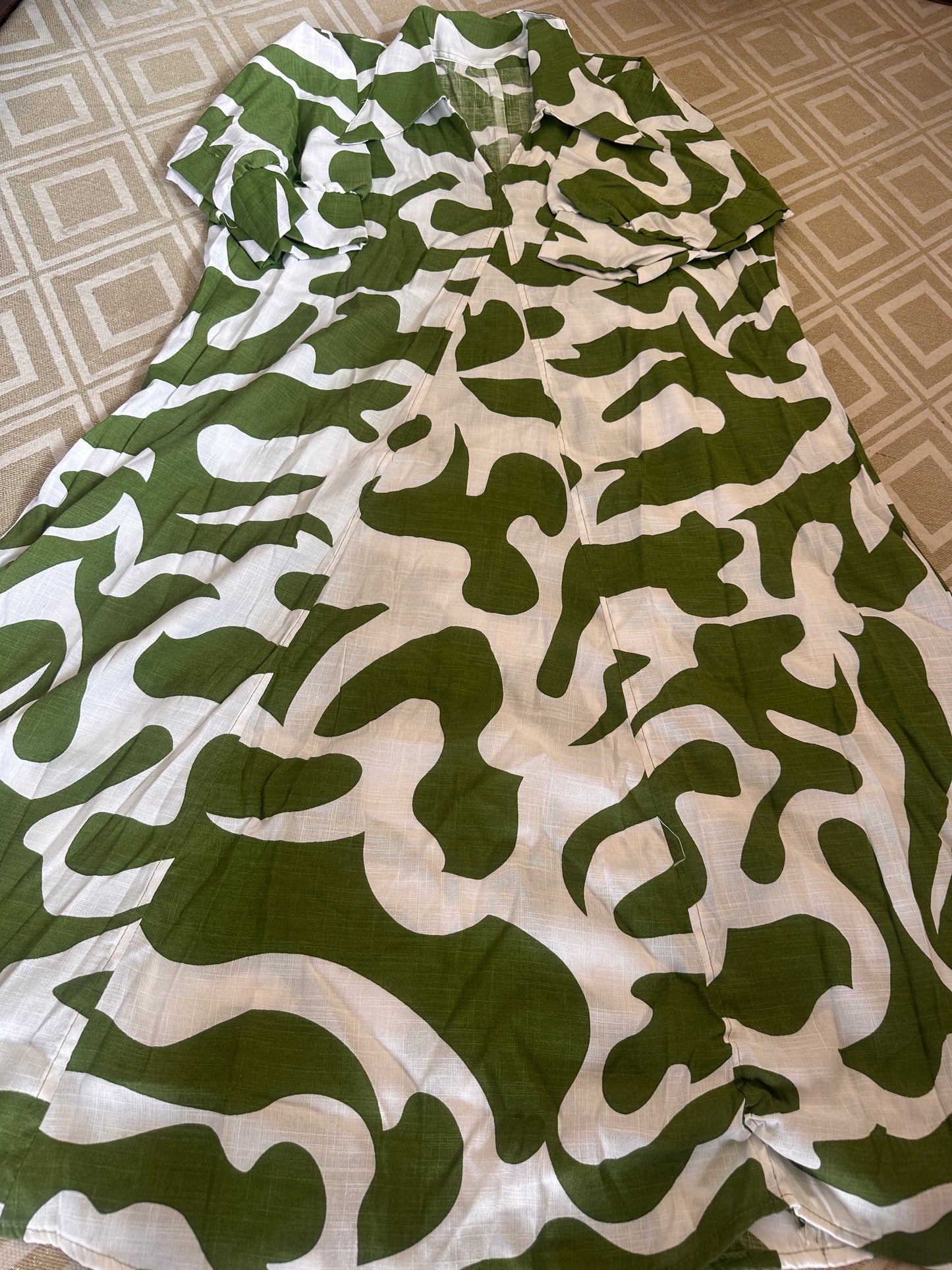 COTTON A-LINE FLARE DRESS
