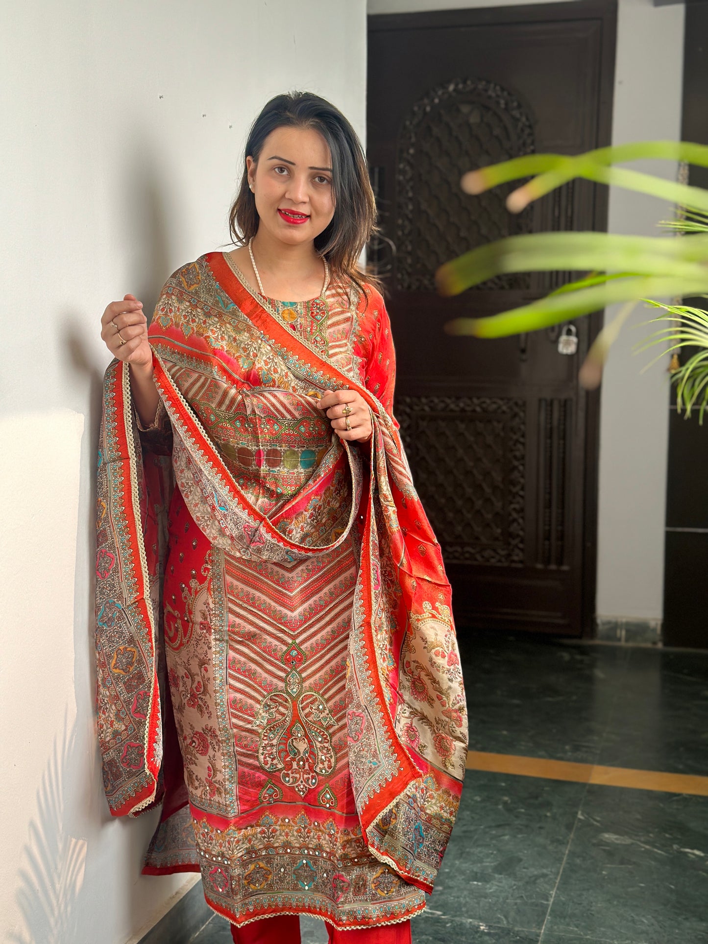 Tissue Shimmer fully printed suit