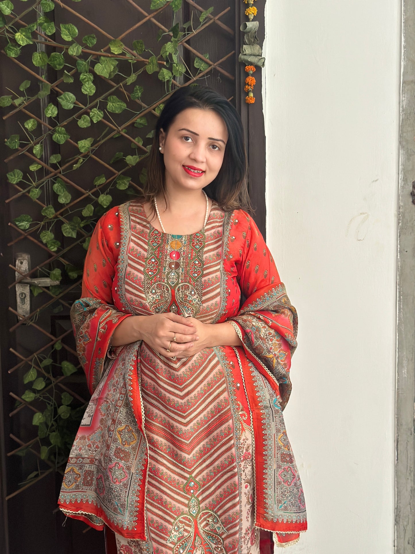 Tissue Shimmer fully printed suit