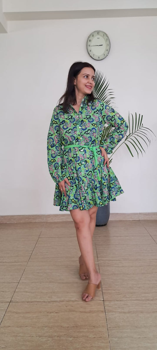 FROCK STYLE MINI DRESS