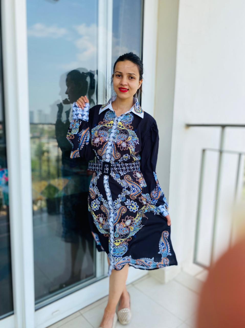 Digital print Dress