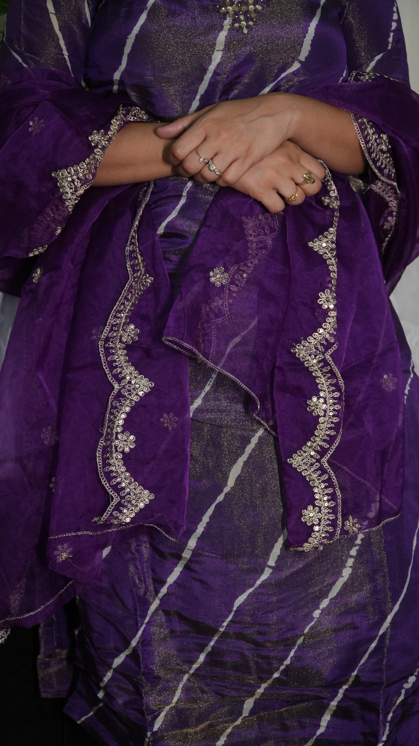 Tissue Shimmer pant suit