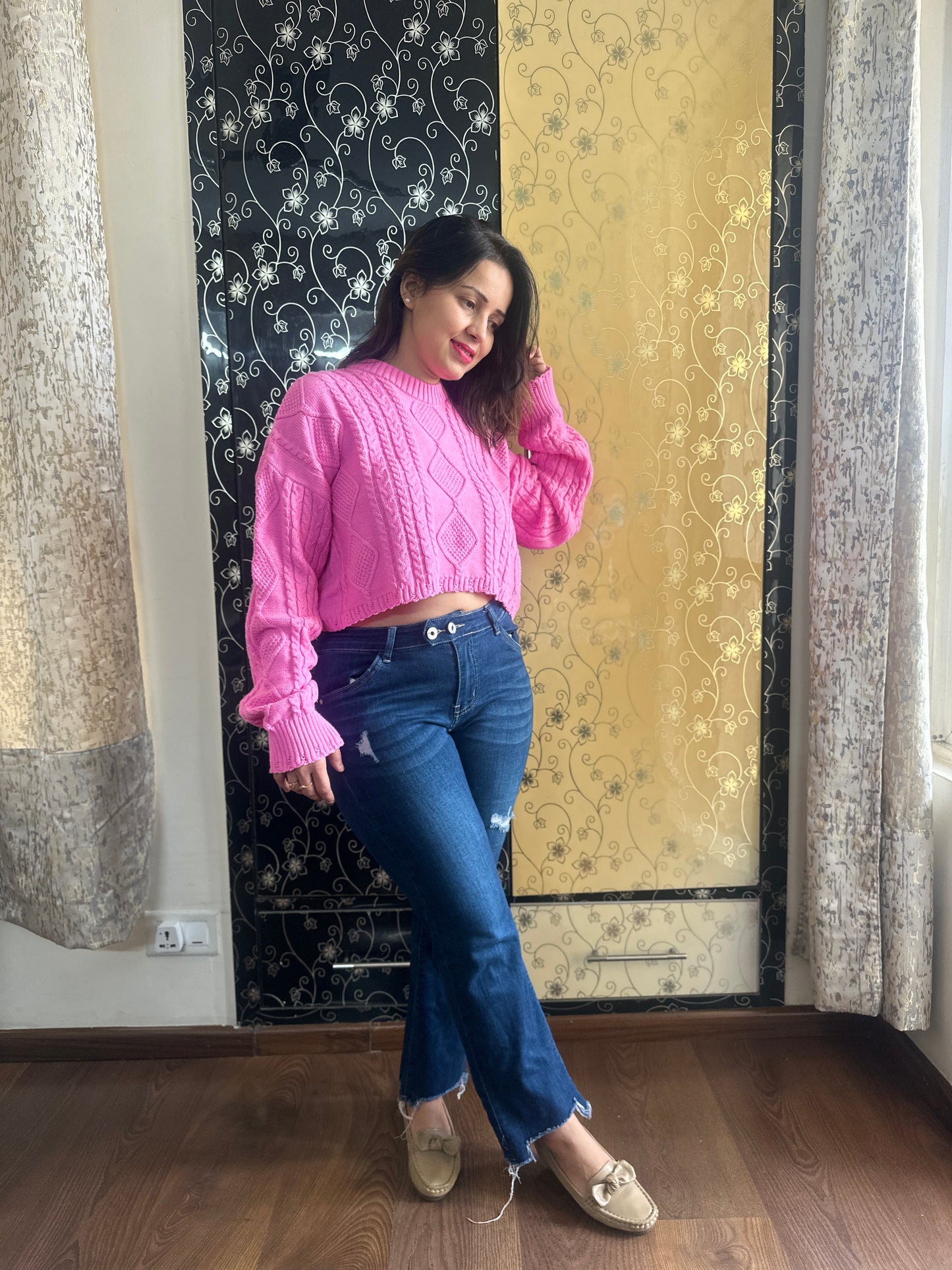 CROP WOOLLEN TOPS